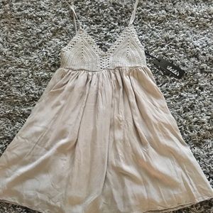 Lulus Crochet babydoll dress from lulus